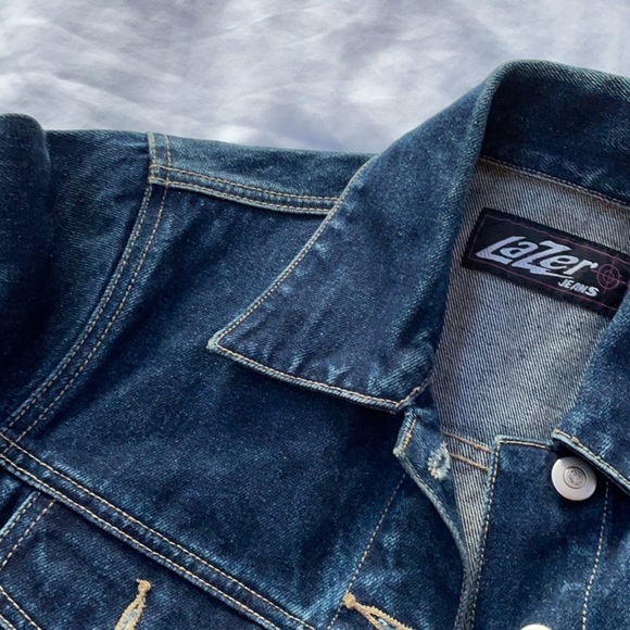 Dark Blue Denim Jacket - Picture 4 of 6